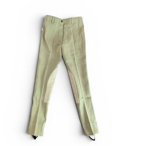 Equistar Child Pull On Jodhpurs Tan Riding Pants Youth Size 14 Knee Patch NWT